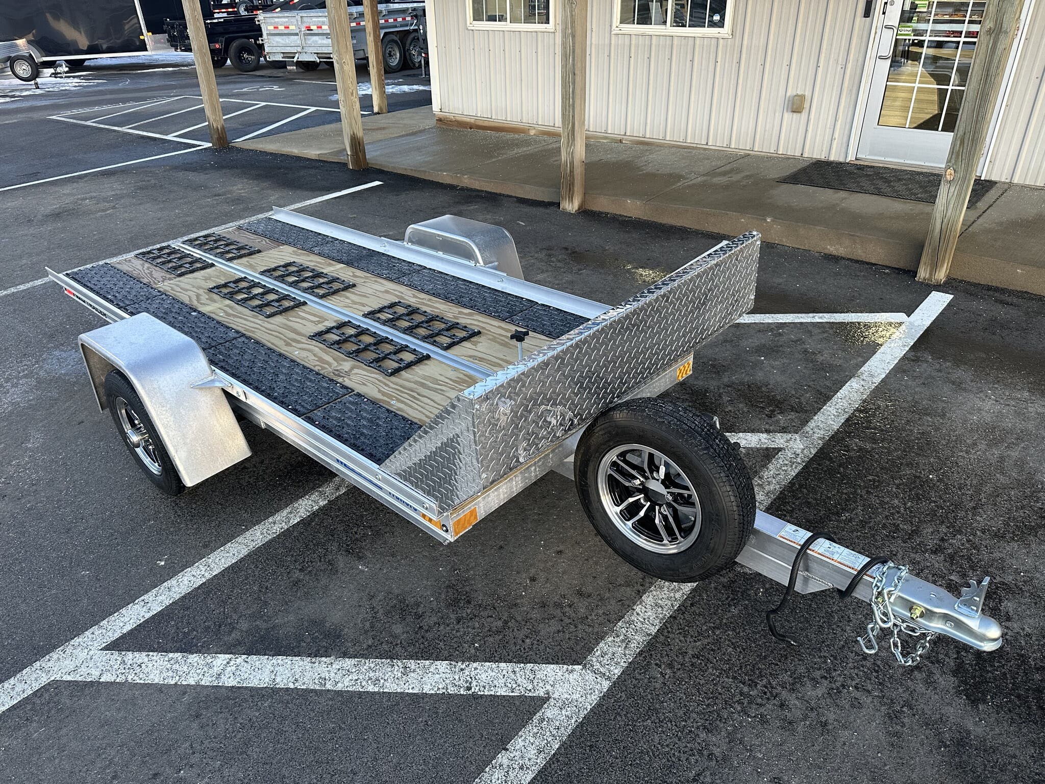 2026 MISSION TRAILERS 5210TILT SINGLE PLACE TILT BED SNOWMOBILE TRAILER ...
