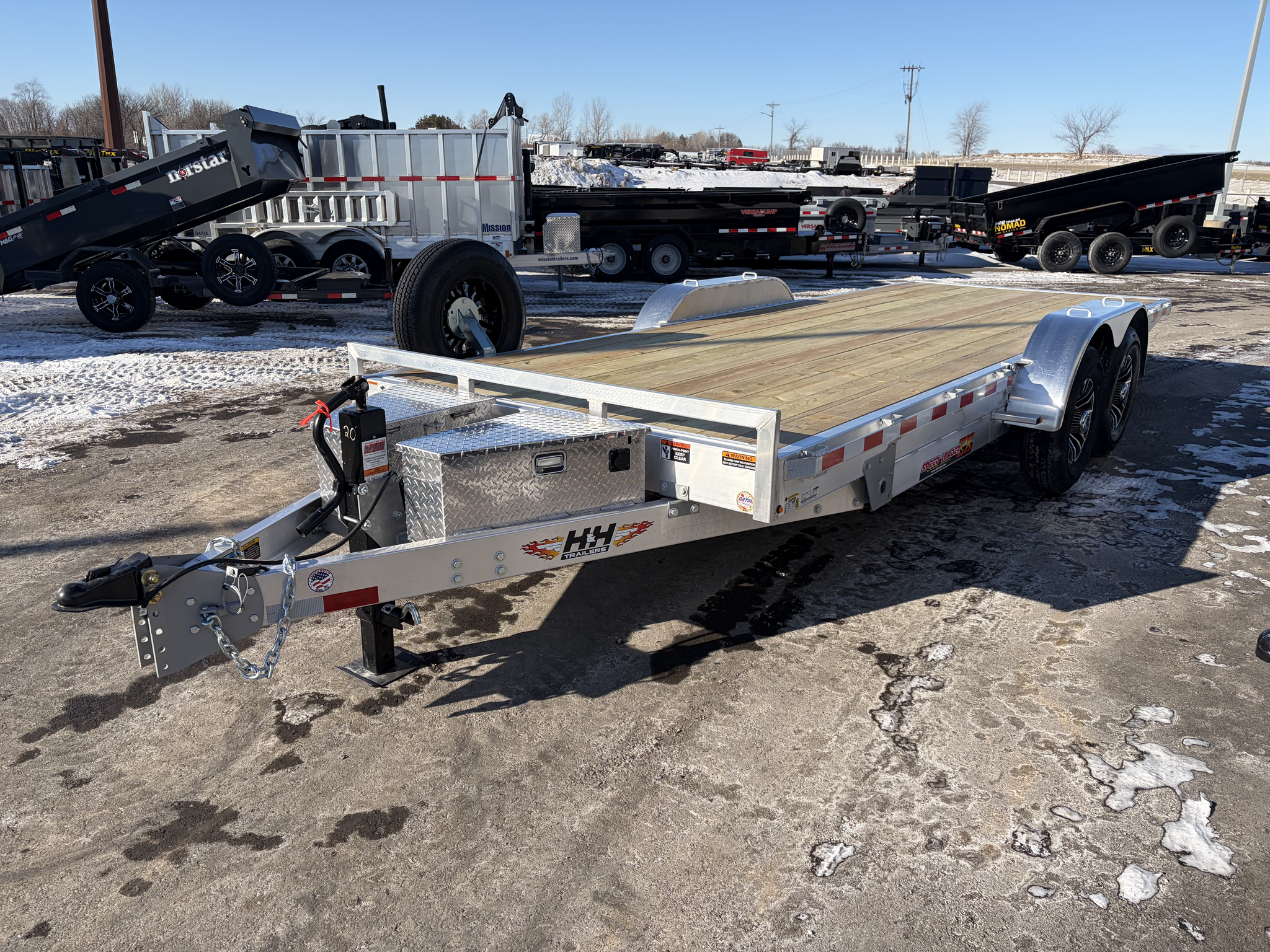 2026 H&H 82X20 14K ALUMINUM ELECTRIC TILT SPEEDLOADER