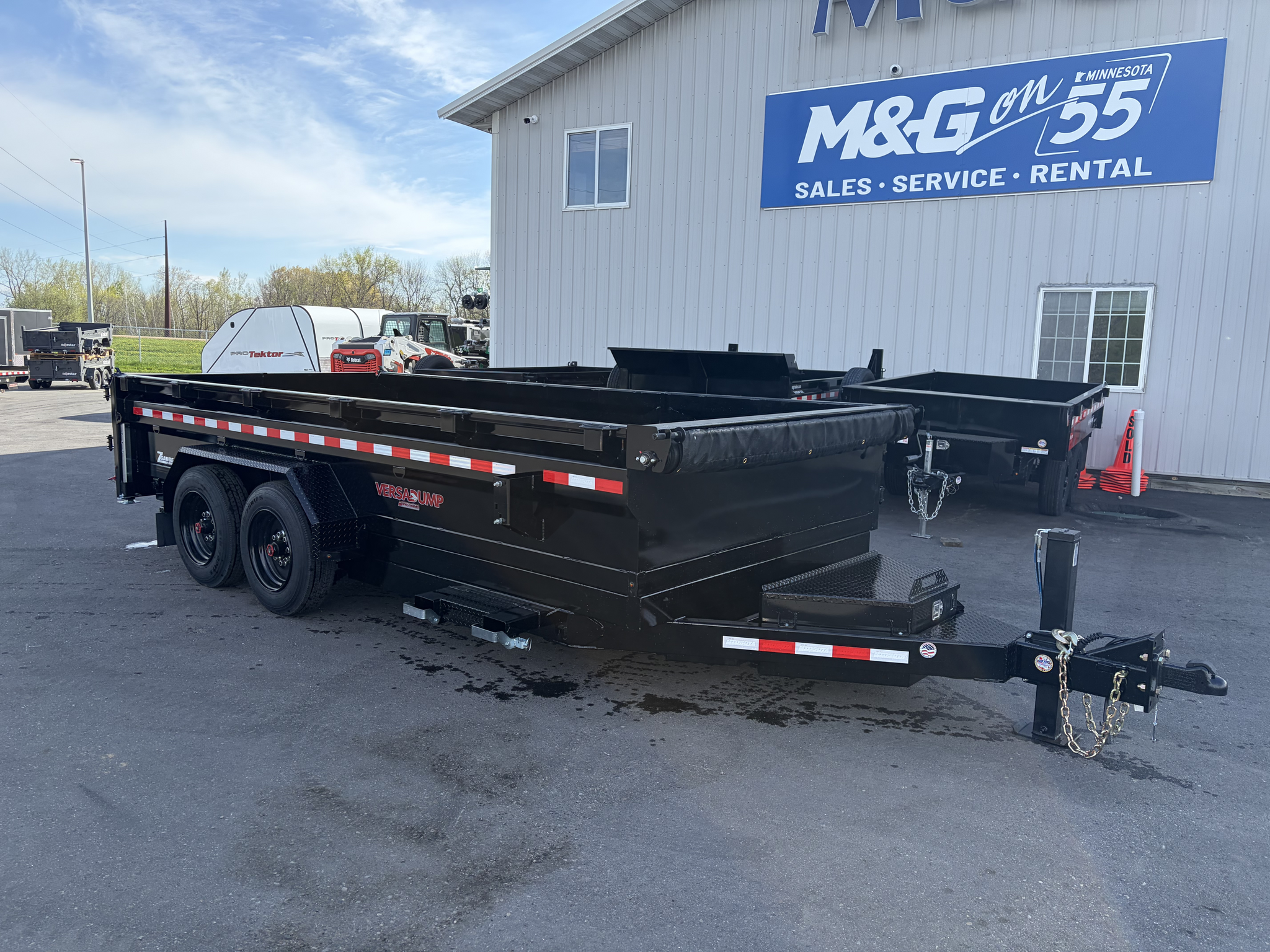 2026 MIDSOTA HVHD-16 83X16 17.6K DUMP TRAILER - BLACK