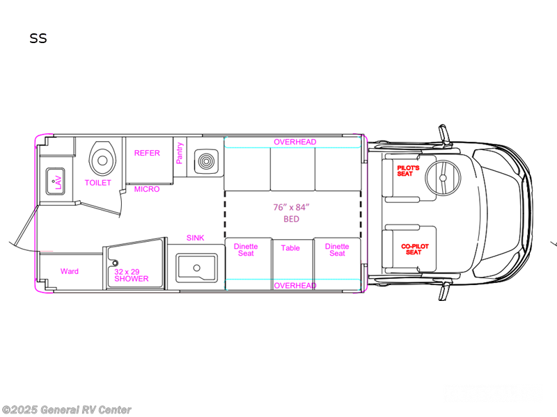 2024 Chinook RV Maverick CHINOOK  SS - Used Class B For Sale by General RV Center in South Weber, Utah