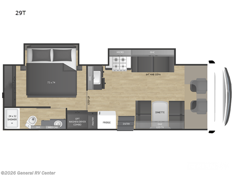 2026 Nexus Triumph 29T - New Class C For Sale by General RV Center in South Weber, Utah