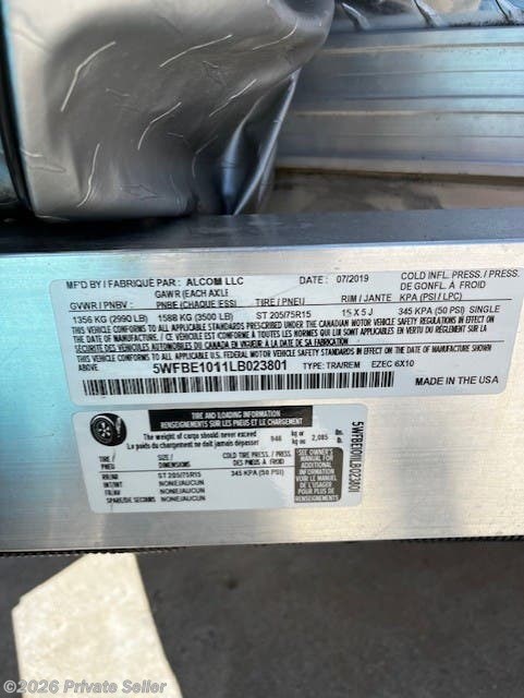 Used 2020 EZ-Hauler  sink solar ac full bed available in placentia, California