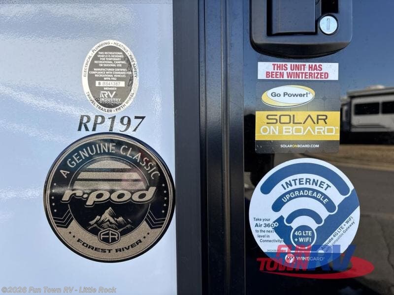 2026 Forest River R Pod RP-197 - New Travel Trailer For Sale by Fun Town RV - Little Rock in Little Rock, Arkansas