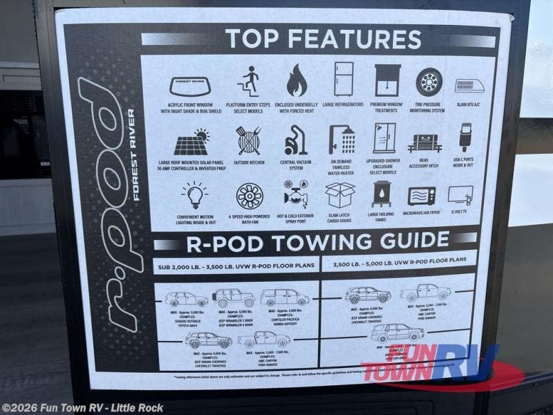 2026 R Pod RP-197 by Forest River from Fun Town RV - Little Rock in Little Rock, Arkansas