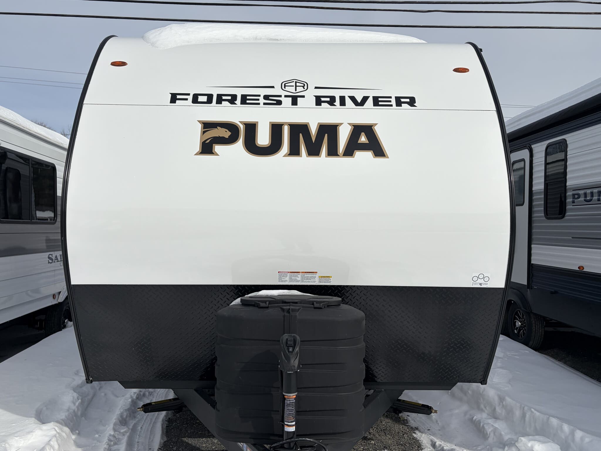 2026 Forest River Puma Camping Edition 284BHCE - New Travel Trailer For Sale by Hometown RV LLC in Brockway, Pennsylvania features Power Awning, Stove, Power Hitch Jack, Heat Pump, Stabilizer Jacks