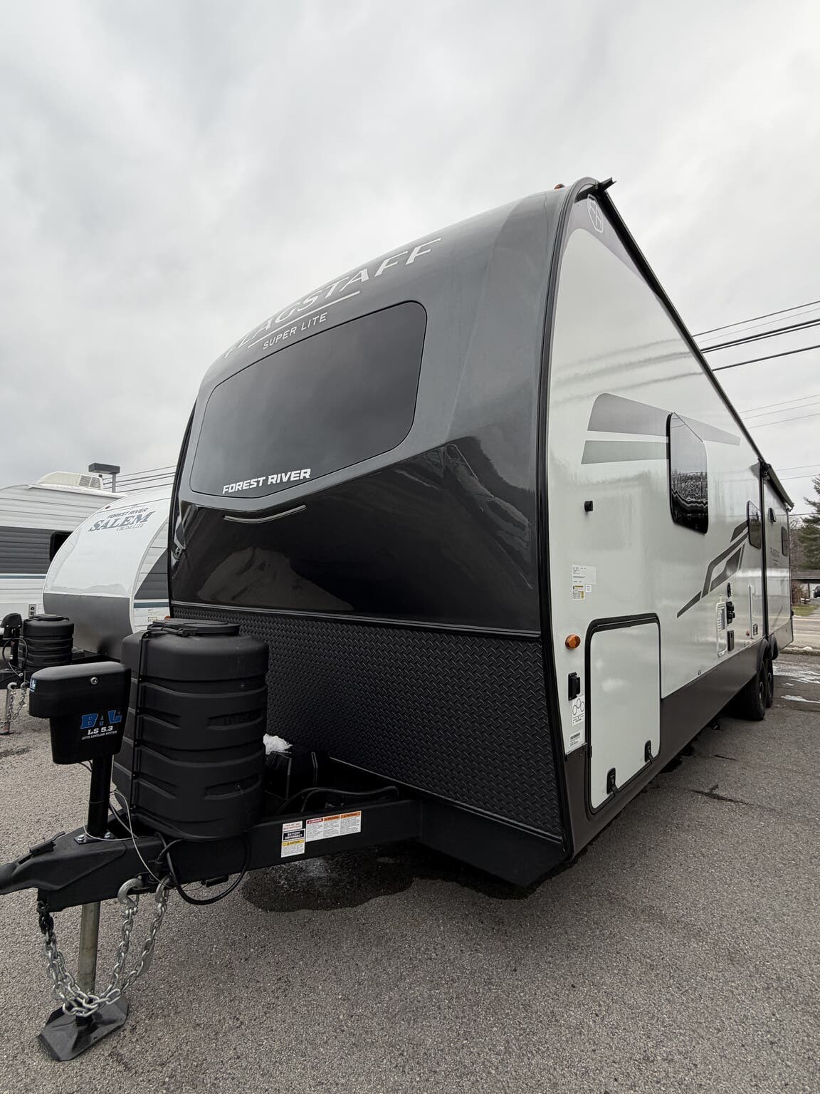 2026 Forest River Flagstaff Super Lite 29SRL - New Travel Trailer For Sale by Hometown RV LLC in Brockway, Pennsylvania features Batteries, Aluminum Entrance Steps, Black Tank Flush, Oven, Awning