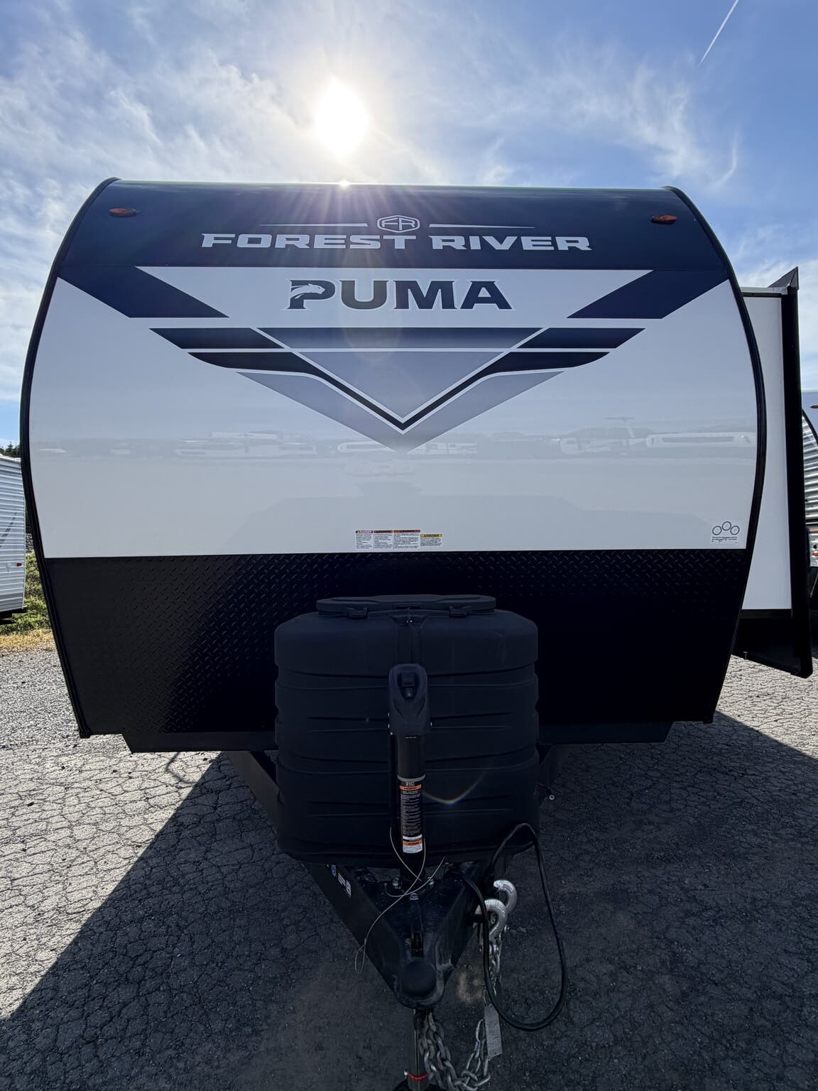 2026 Forest River Puma 32RBFQ2 - New Travel Trailer For Sale by Hometown RV LLC in Brockway, Pennsylvania features Power Roof Vent, Screen Door, Kitchen Sink, Detachable Power Cord, Tinted Windows