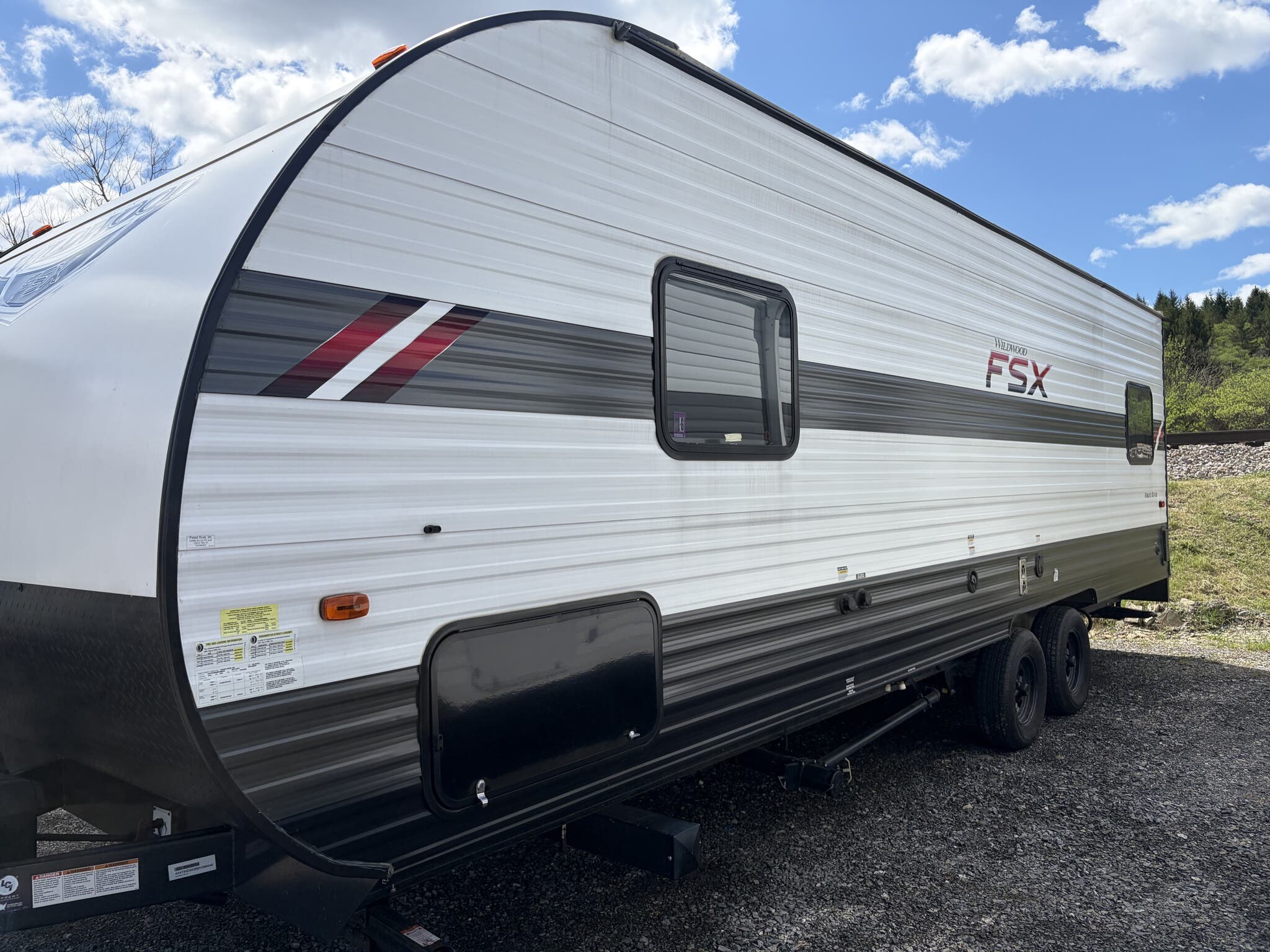 2021 Forest River Wildwood FSX 210RT - Used Toy Hauler For Sale by Hometown RV LLC in Brockway, Pennsylvania features Ramp