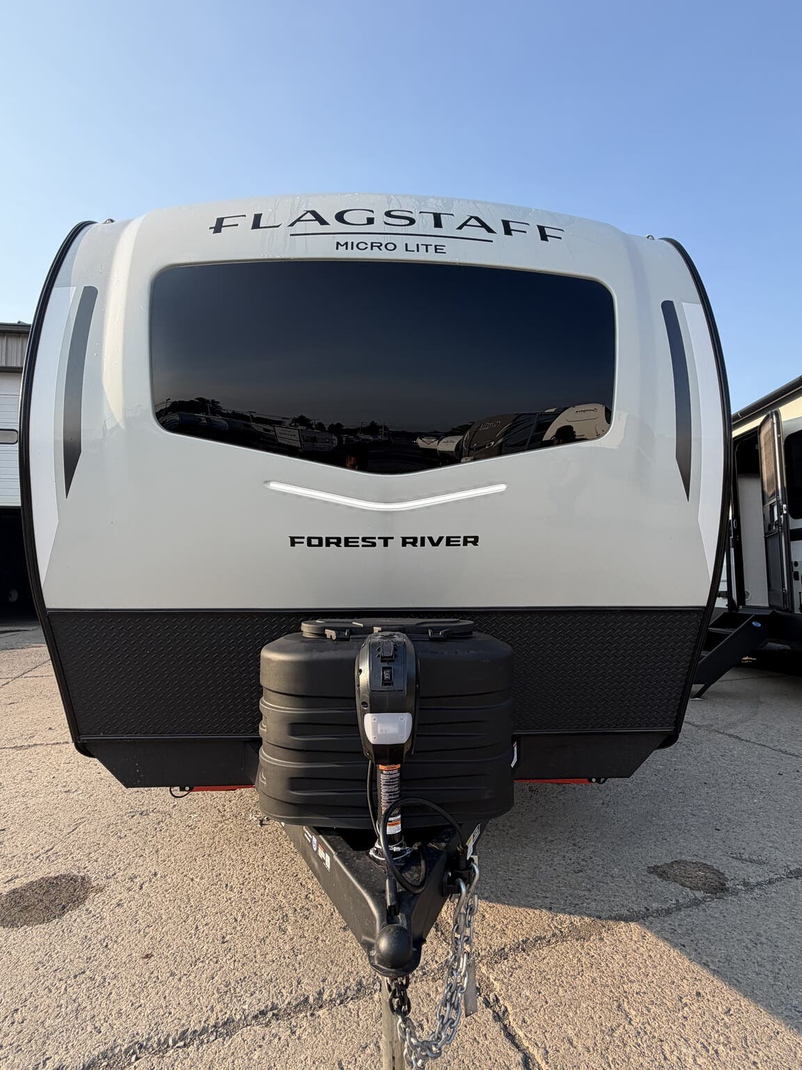 2027 Forest River Flagstaff Micro Lite 21FBRS - New Travel Trailer For Sale by Hometown RV LLC in Brockway, Pennsylvania features Refrigerator, Oven, Power Roof Vent, Awning, Detachable Power Cord