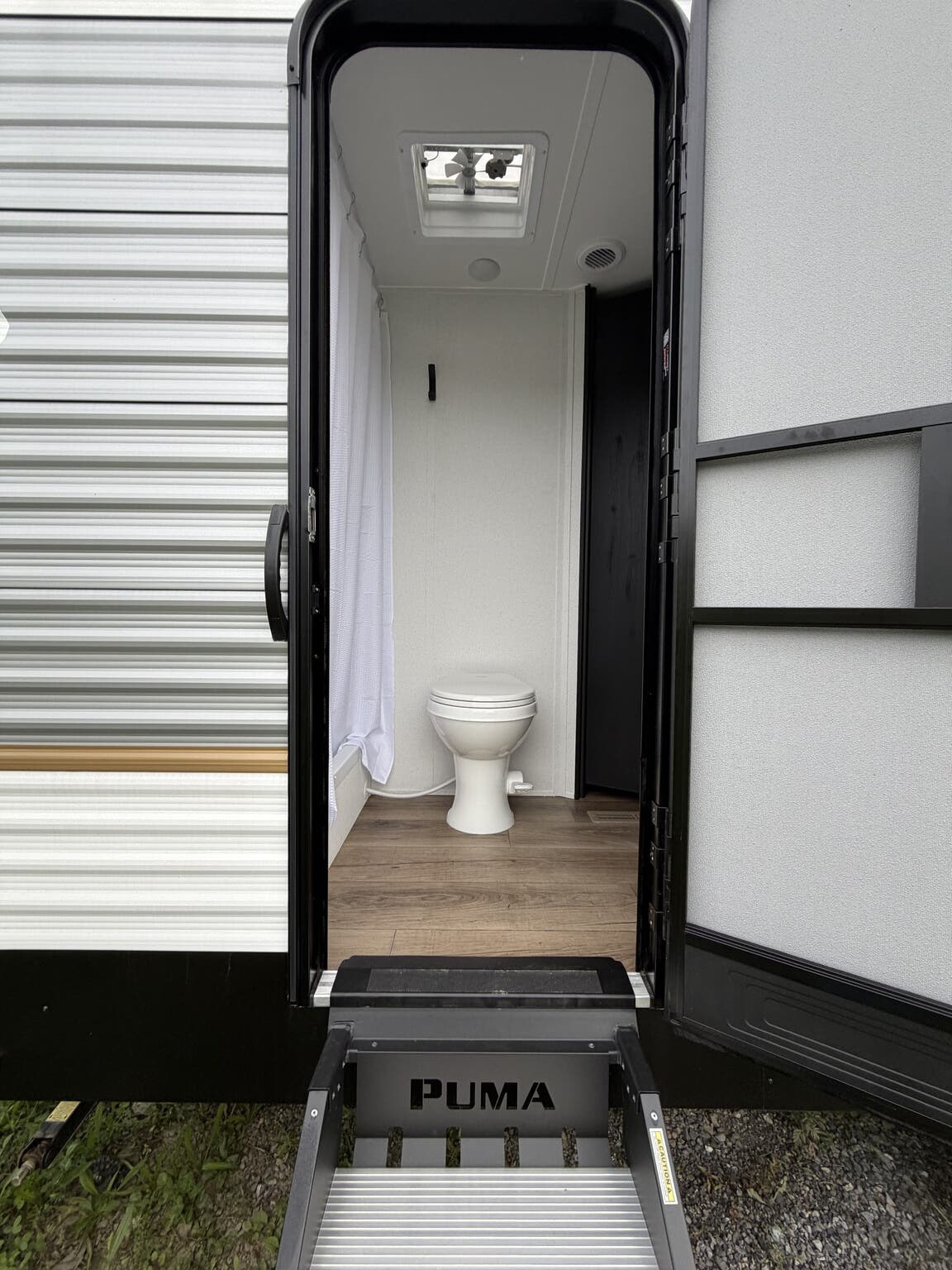 2026 Forest River Puma Camping Edition 284BHCE - New Travel Trailer For Sale by Hometown RV LLC in Brockway, Pennsylvania features Pleated Shades, Pocket Door(s), Dinette Bed, Sofa Bed, Water Heater