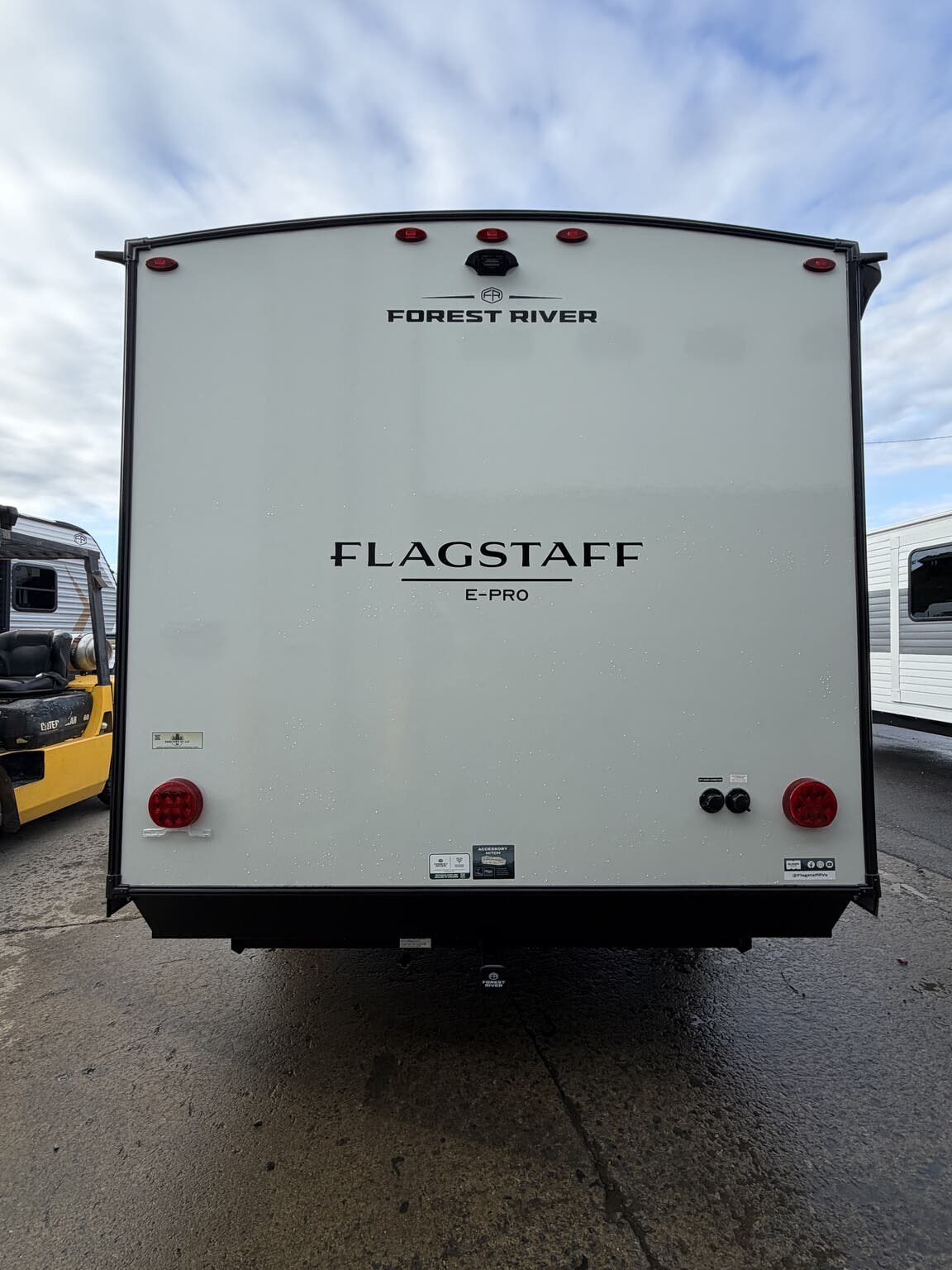 2027 Forest River Flagstaff E-Pro LE E131DLE - New Travel Trailer For Sale by Hometown RV LLC in Brockway, Pennsylvania features Aluminum Entrance Steps, Awning, Stove Cover, Shower, Furnace