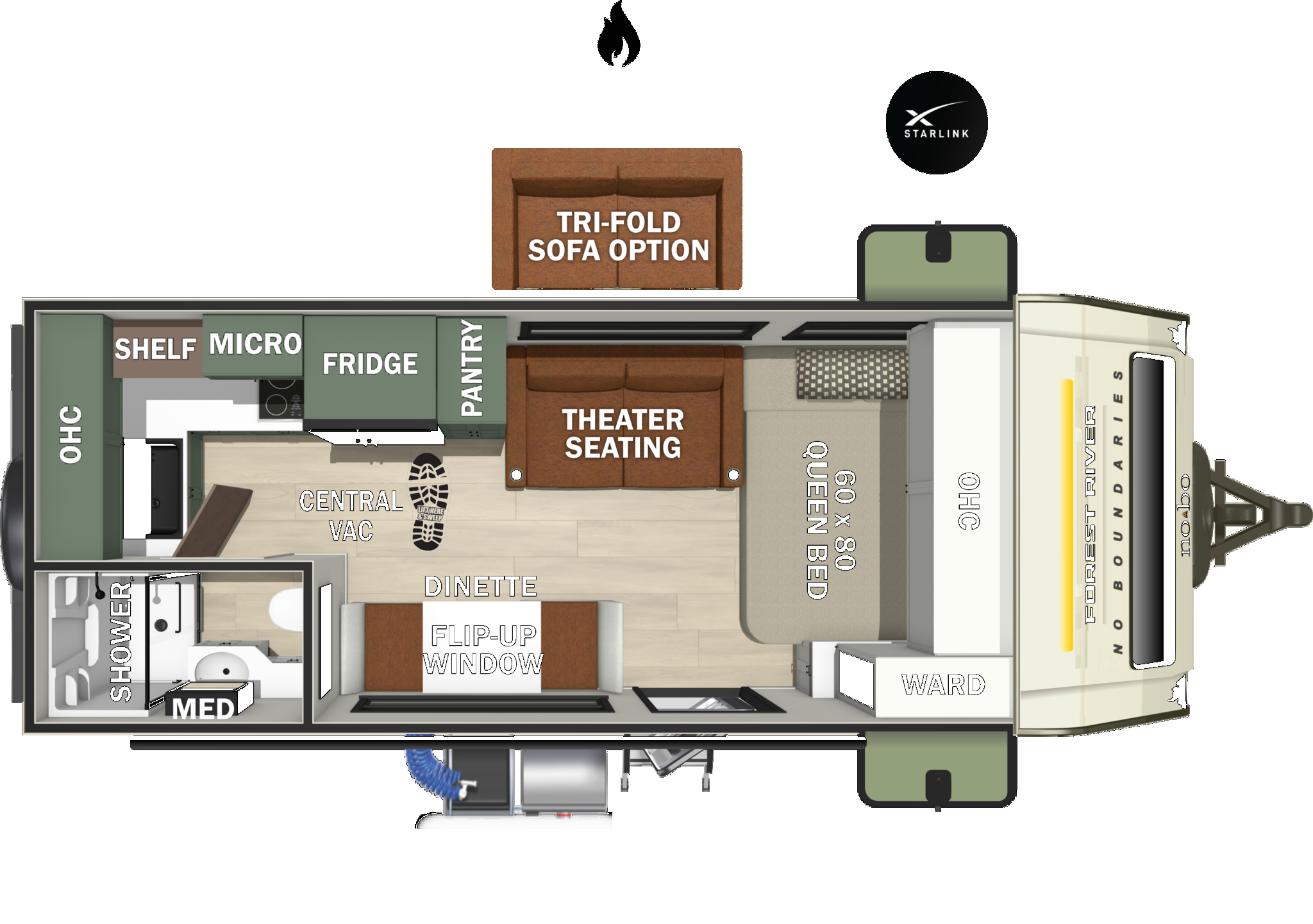 2027 Forest River No Boundaries Beast Mode 18.8BM - New Travel Trailer For Sale by Hometown RV LLC in Brockway, Pennsylvania