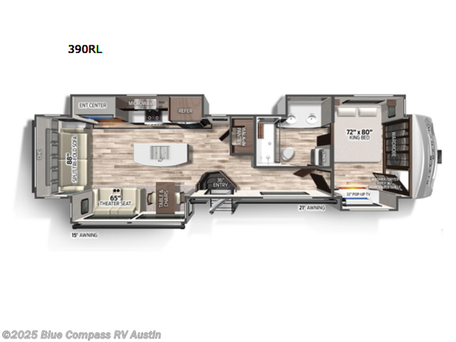 2022 Palomino Columbus CMF390RL - New Fifth Wheel For Sale by Camper Clinic II in Buda, Texas