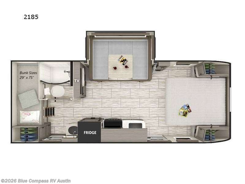 2022 Lance Lance Travel Trailers 2185 - Used Travel Trailer For Sale by Blue Compass RV Austin in Buda, Texas features Slideout