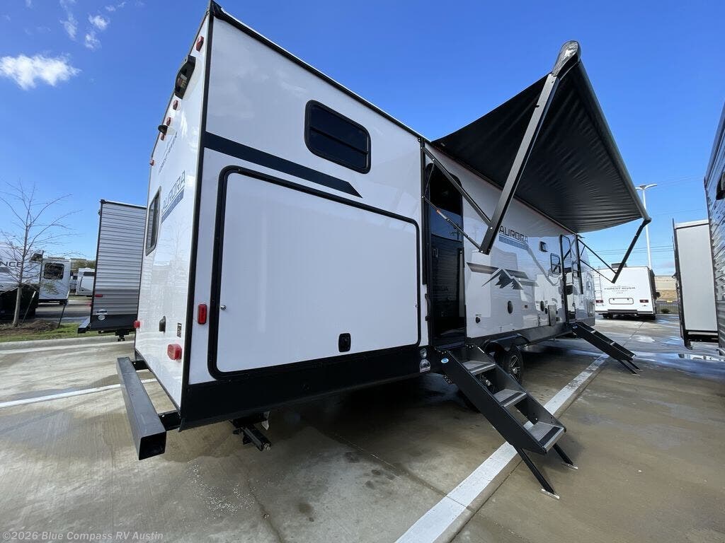 2026 Forest River Aurora Sky Series 320BDS - New Travel Trailer For Sale by Blue Compass RV Austin in Buda, Texas