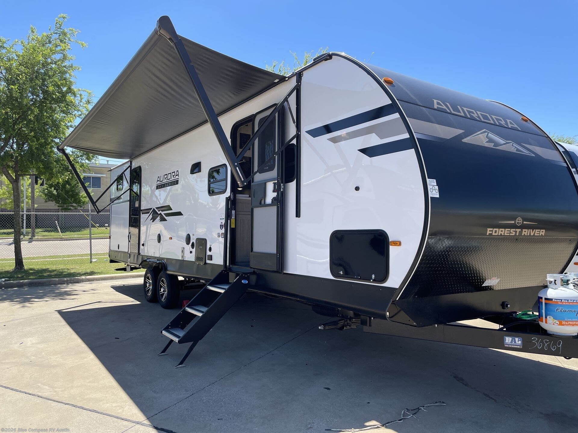 2026 Forest River Aurora Sky Series 320BDS - New Travel Trailer For Sale by Blue Compass RV Austin in Buda, Texas