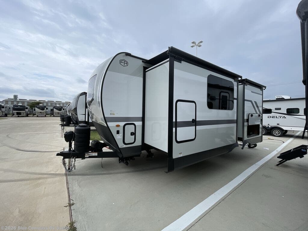 2026 Forest River Flagstaff Micro Lite 25MBR - New Travel Trailer For Sale by Blue Compass RV Austin in Buda, Texas features Slideout
