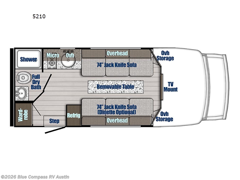2025 Gulf Stream BT Cruiser 5210B - Used Class C For Sale by Blue Compass RV Austin in Buda, Texas