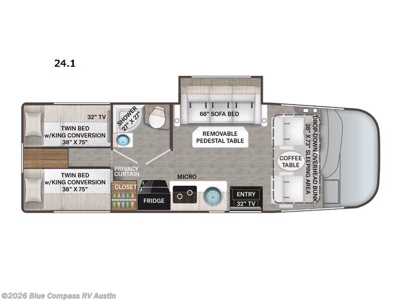 2023 Vegas 24.1 by Thor Motor Coach from Blue Compass RV Austin in Buda, Texas