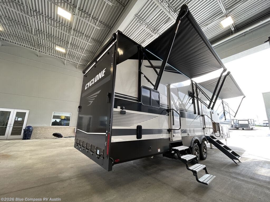 2027 Heartland Cyclone 3511 - New Toy Hauler For Sale by Blue Compass RV Austin in Buda, Texas