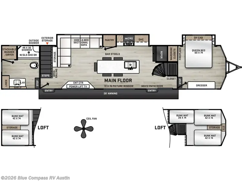 2026 Forest River Aurora 42 Condo - New Travel Trailer For Sale by Blue Compass RV Austin in Buda, Texas