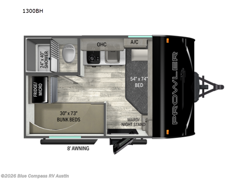 2027 Heartland Prowler 1300BH - New Travel Trailer For Sale by Blue Compass RV Austin in Buda, Texas