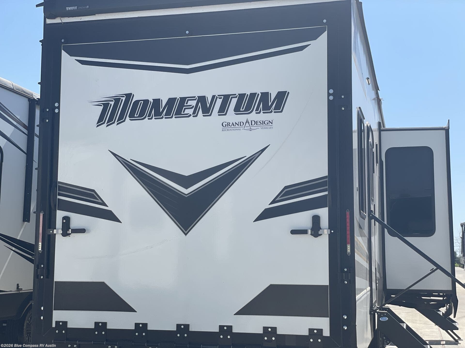 2024 Grand Design Momentum 350G - Used Toy Hauler For Sale by Blue Compass RV Austin in Buda, Texas