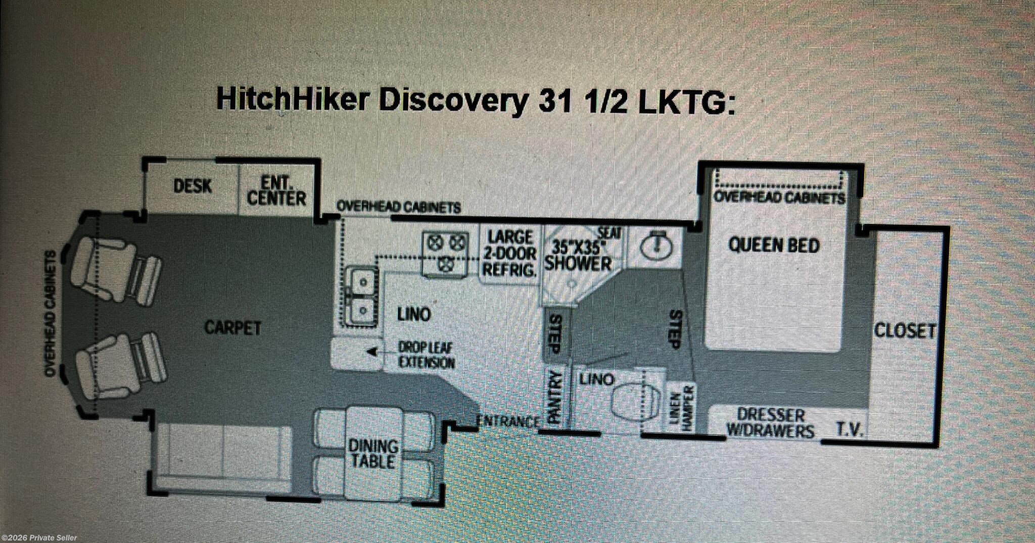 2002 HitchHiker Discover 31 1/2  LKTG by Nu-Wa from For Sale By Owner in Aurora, Colorado