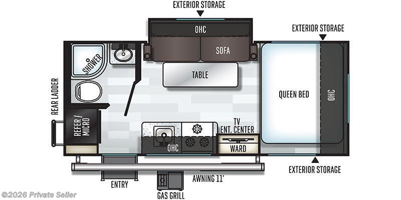 2019 Rockwood Geo Pro 19FBS by Forest River from For Sale By Owner in Riceville, Iowa
