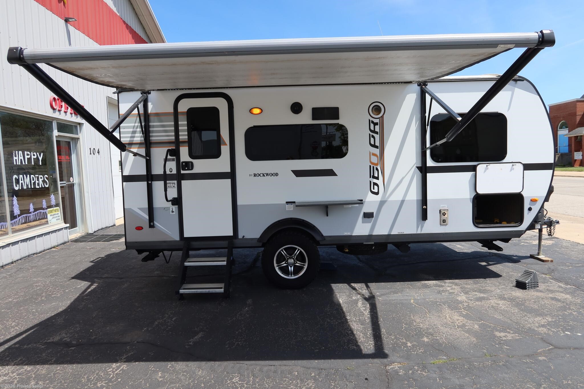 Used 2019 Forest River Rockwood Geo Pro 19FBS available in Riceville, Iowa