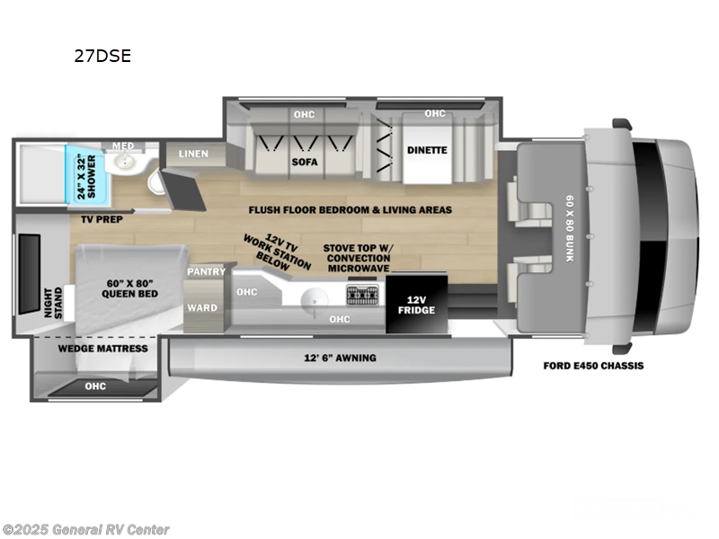 2025 Forest River Solera 27DSE - New Class C For Sale by General RV Center in Mesa, Arizona