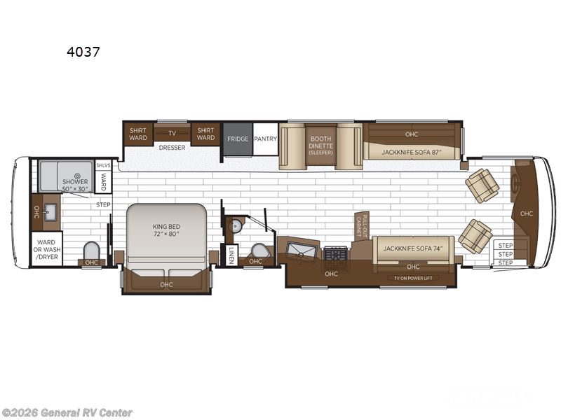 2025 Newmar Northern Star 4037 - New Class A For Sale by General RV Center in Mesa, Arizona