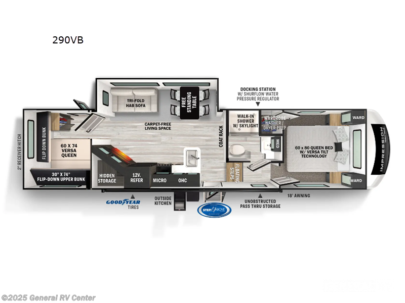 2024 Forest River Impression 290VB - New Fifth Wheel For Sale by General RV Center in Longmont, Colorado