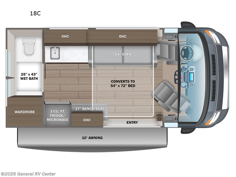 2025 Entegra Coach Arc 18C - New Class B For Sale by General RV Center in Longmont, Colorado