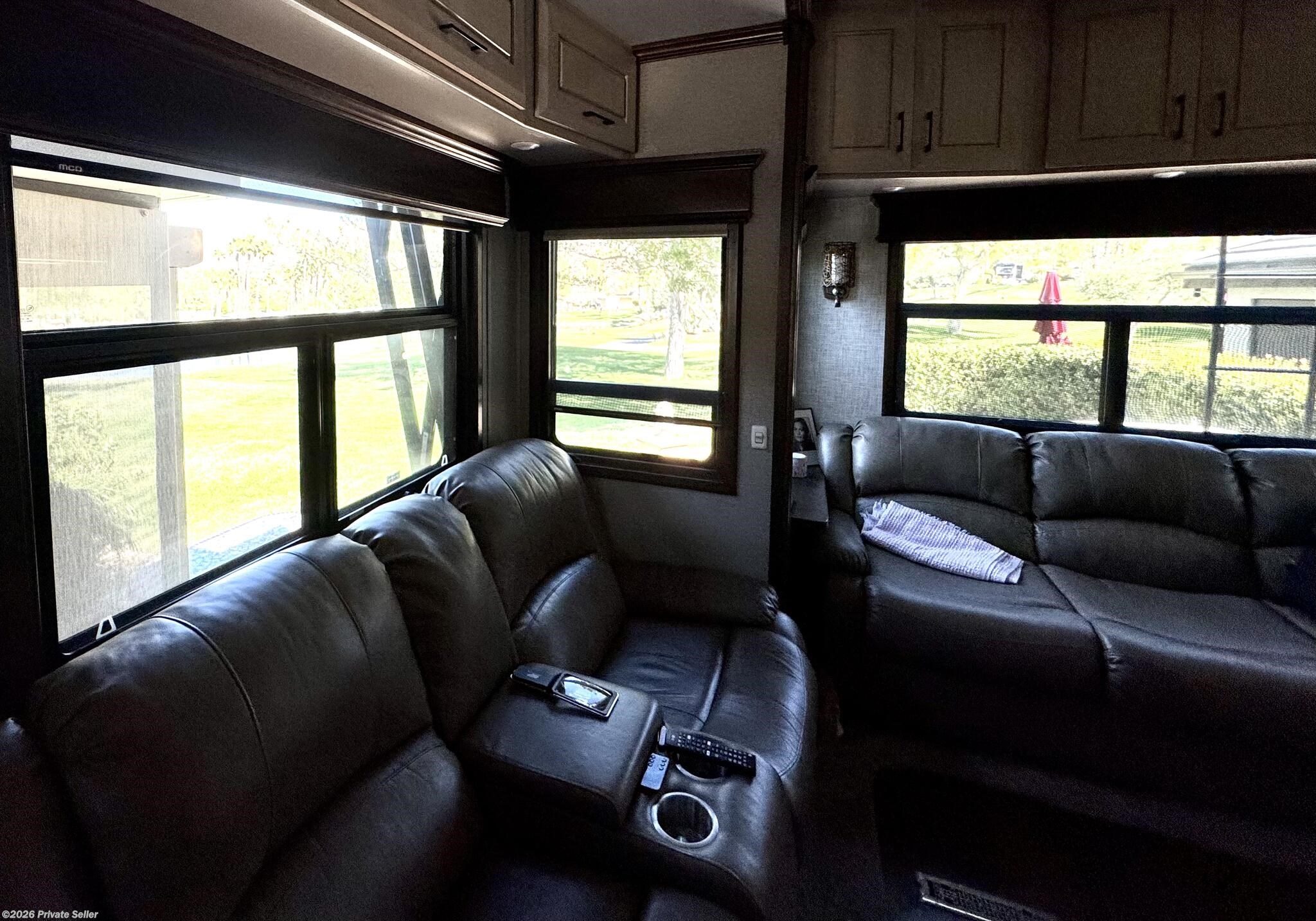 2021 DRV Mobile Suites Front bedroom, kitchen island, rear living room - Used Fifth Wheel For Sale by For Sale By Owner in Tigard, Oregon features Furnace, Air Conditioning, Refrigerator, Slideout, Tankless Demand Gas Water Heater