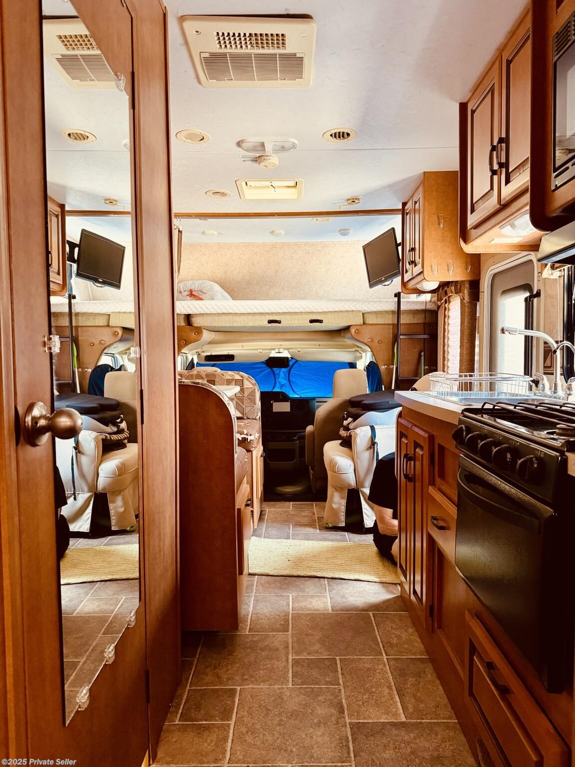 View from the rear bedroom doorway.