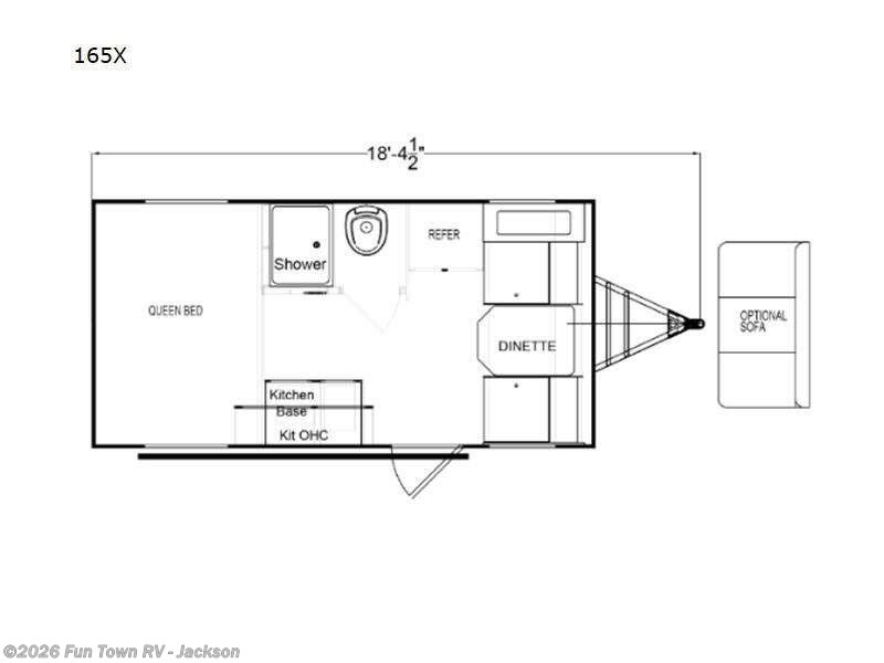 2022 Riverside RV Xplorer 165 - Used Travel Trailer For Sale by Fun Town RV - Jackson in Jackson, Michigan