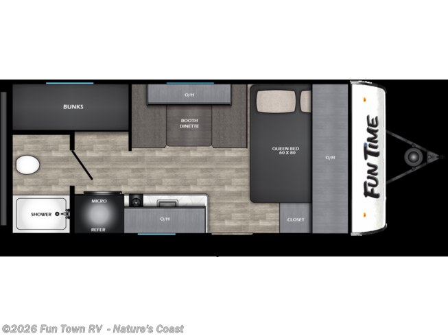 Fun Time Crossroads Rv 2026 CrossRoads Fun Time 18BH #218040 - For Sale in Crystal River, FL