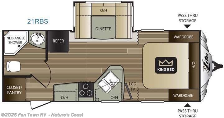 2016 Keystone Cougar X-Lite 21RBS - Used Travel Trailer For Sale by Fun Town RV  - Nature's Coast in Crystal River, Florida features Slideout