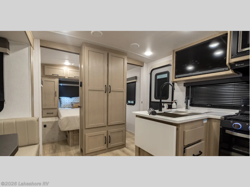 2026 Flagstaff Micro Lite 25DBH by Forest River from Lakeshore RV in Muskegon, Michigan