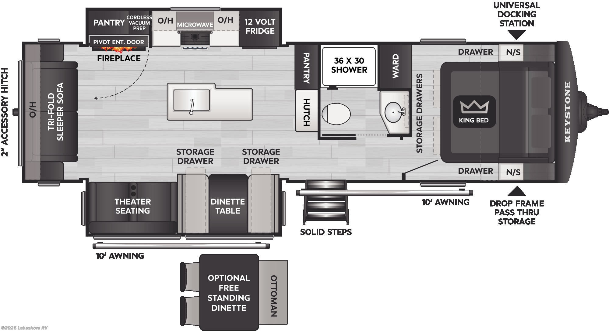 2026 Keystone Cougar Half-Ton 29RLP - New Travel Trailer For Sale by Lakeshore RV in Muskegon, Michigan