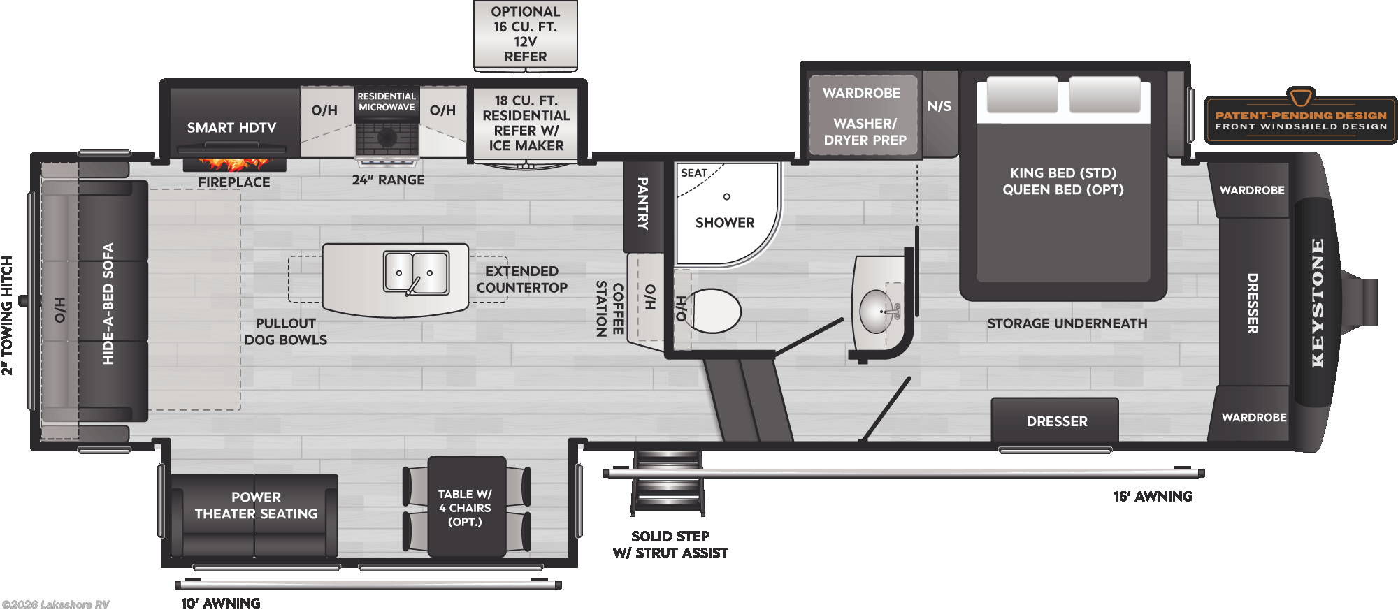 2026 Keystone Montana High Country 295RL - New Fifth Wheel For Sale by Lakeshore RV in Muskegon, Michigan