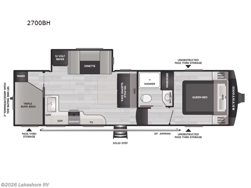 New 2026 Keystone Cougar Sport 2700BH available in Muskegon, Michigan