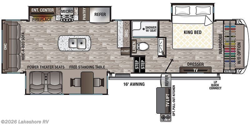2020 Forest River Cedar Creek Silverback 33IK - Used Fifth Wheel For Sale by Lakeshore RV in Muskegon, Michigan