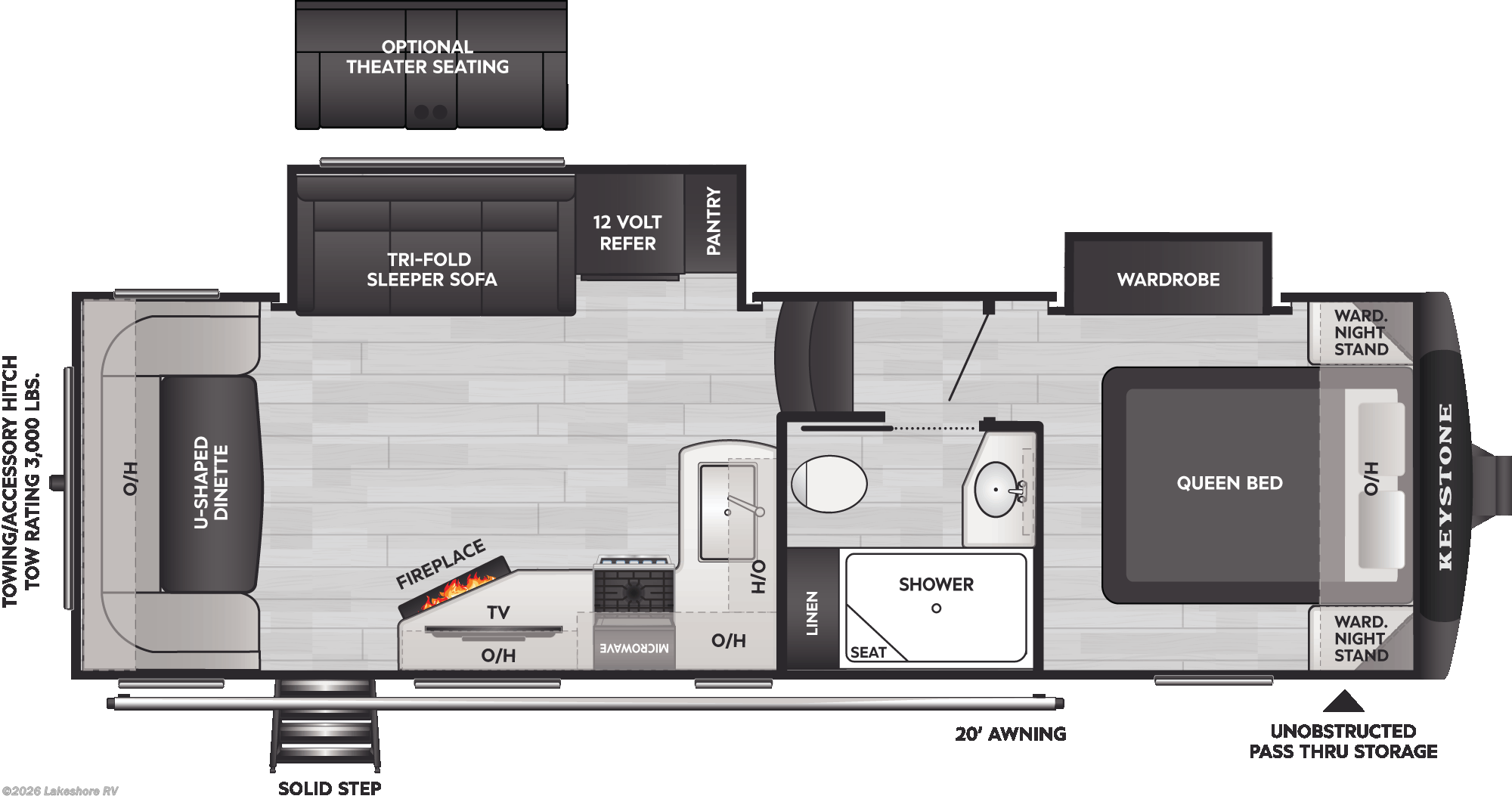 2026 Keystone Cougar Half-Ton 24RDS - New Fifth Wheel For Sale by Lakeshore RV in Muskegon, Michigan