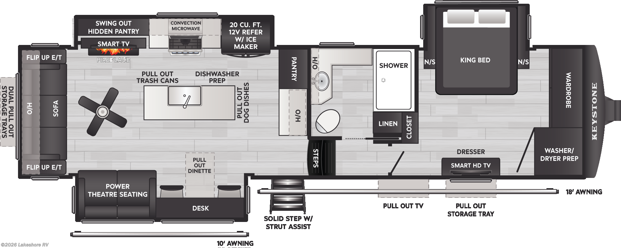 2026 Montana 3100RL by Keystone from Lakeshore RV in Muskegon, Michigan