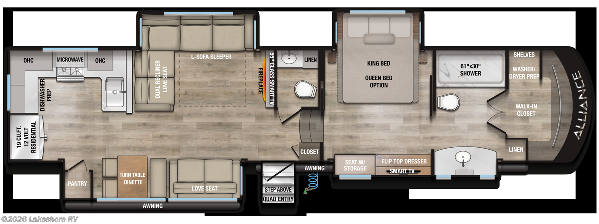 2026 Paradigm 382RK by Alliance RV from Lakeshore RV in Muskegon, Michigan