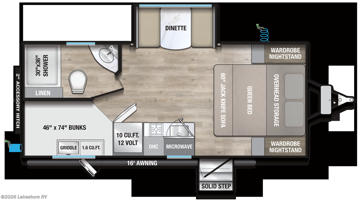 2026 Alliance RV Delta BH181 - New Travel Trailer For Sale by Lakeshore RV in Muskegon, Michigan