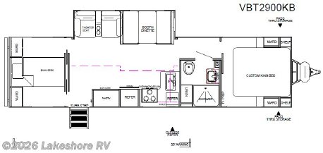 2027 Forest River Vibe 2900KB - New Travel Trailer For Sale by Lakeshore RV in Muskegon, Michigan