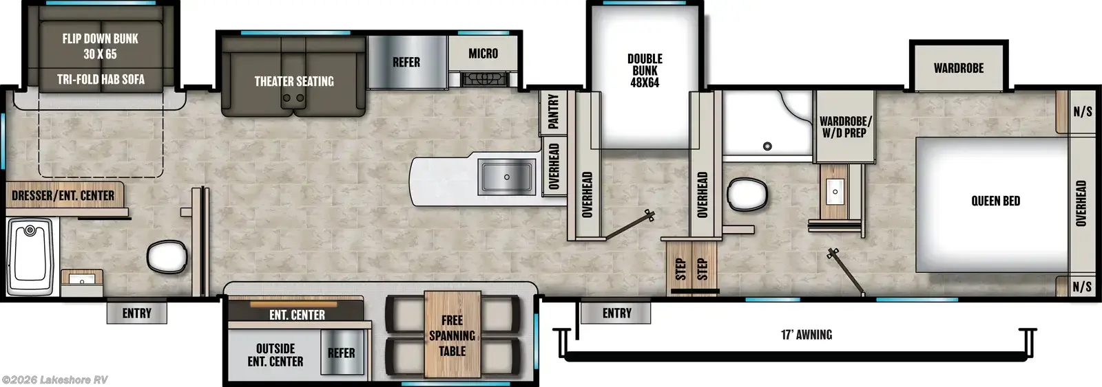 2027 Coachmen Chaparral 373MBRB - New Fifth Wheel For Sale by Lakeshore RV in Muskegon, Michigan